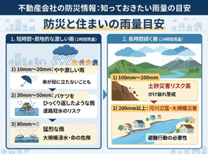 雨量と災害リスクの画像
