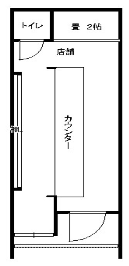 西田辺駅前エリア!1階路面店舗!ラーメン店居抜き約9坪!の画像