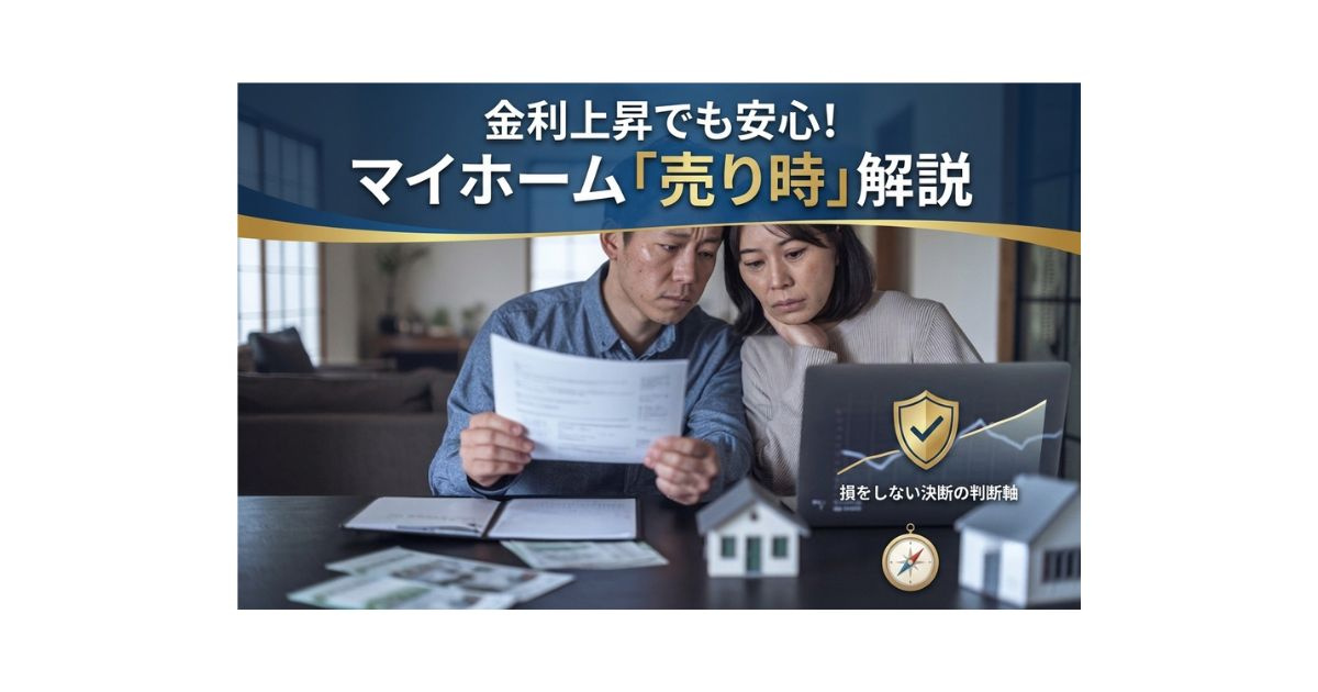 名古屋市でマイホームの売り時はいつが妥当?金利上昇局面で損をしない判断軸を解説の画像
