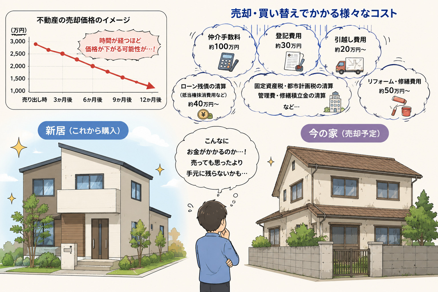 家の買い替えでよくある失敗5選｜後悔しないためのポイントの画像