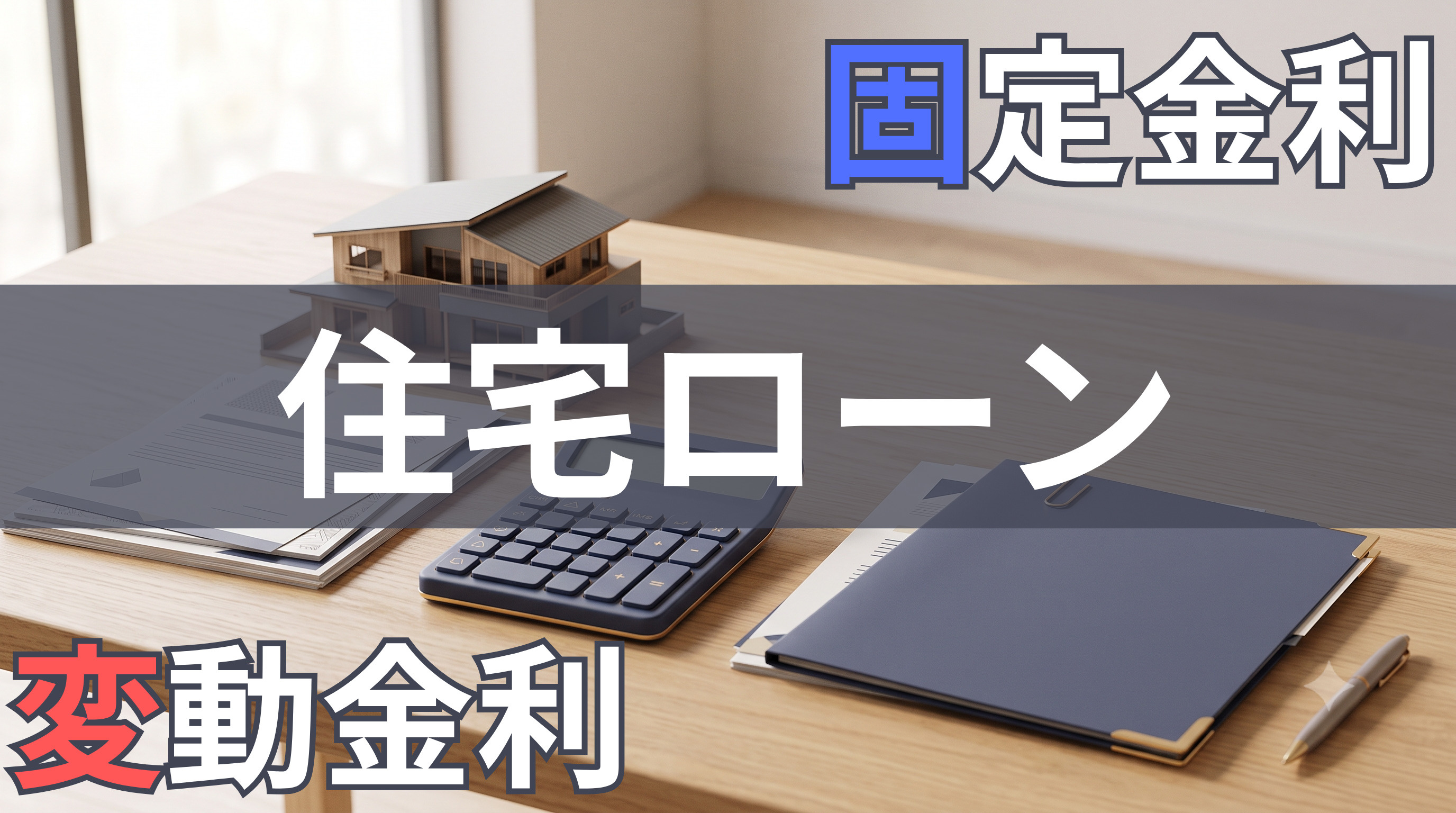住宅ローンの選び方|変動・固定と借入額の考え方の画像