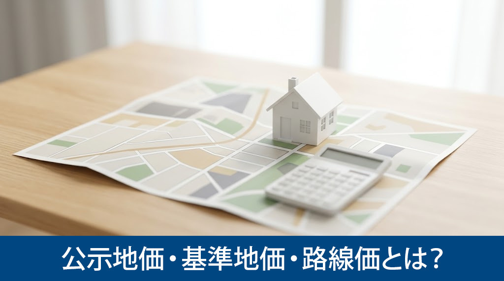 公示地価・基準地価・路線価とは？