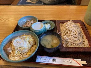 本日のランチ 更科京屋の画像