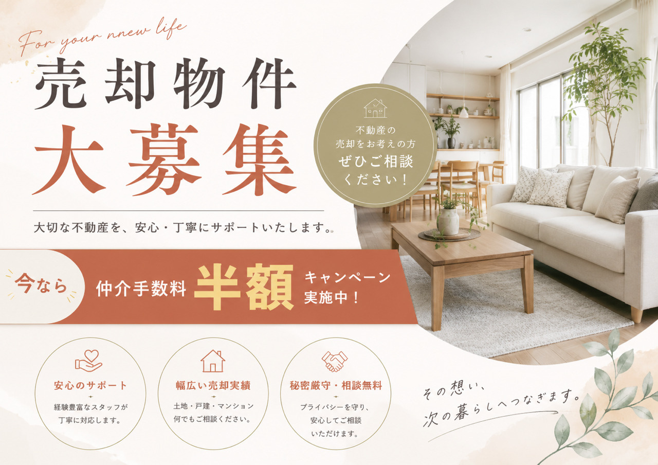 売却物件大募集の画像