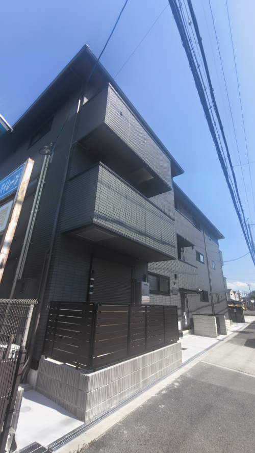 【長原駅徒歩3分】平野区長吉長原東 新築1LDK♪WIC・角部屋・202号室のアパートの画像