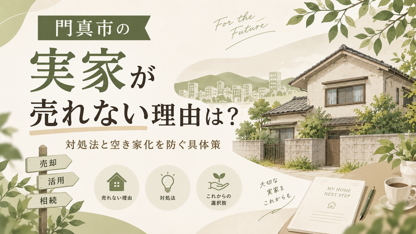 門真市の実家が売れない理由は?対処法と空き家化を防ぐ具体策の画像