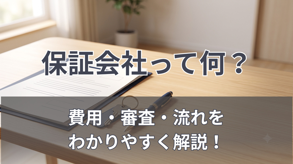 連帯保証人がいない場合の賃貸契約｜保証会社という選択肢の画像