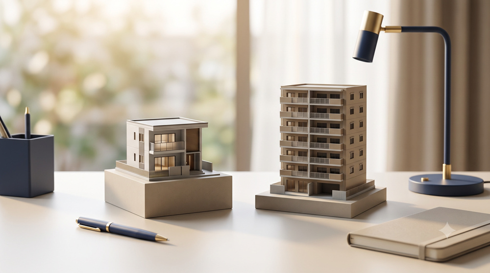 区分マンション投資と一棟投資、どちらが良い？周南市で比較の画像