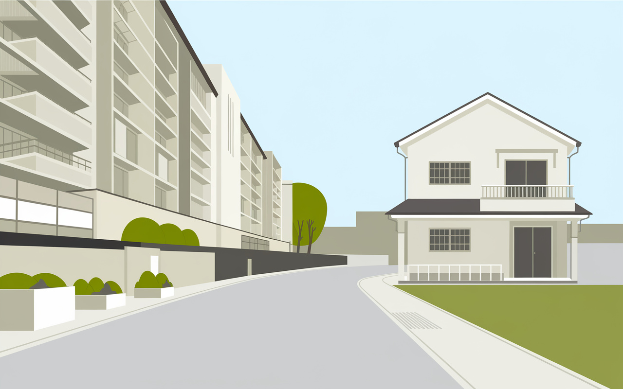 マンションと一戸建てどっちが良い?選び方のポイントを分かりやすく解説の画像