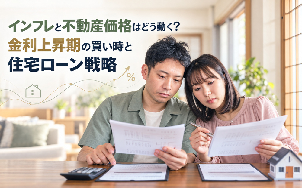 インフレと不動産価格はどう動く？金利上昇期の買い時と住宅ローン戦略の画像