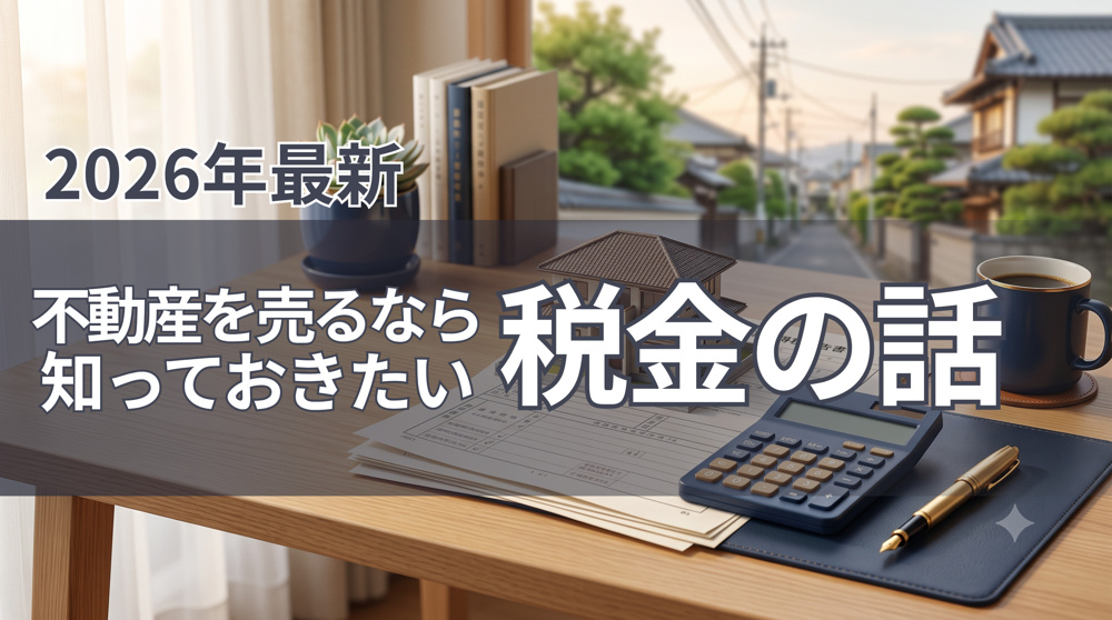 2026年に不動産を売るなら知っておきたい税金の話の画像
