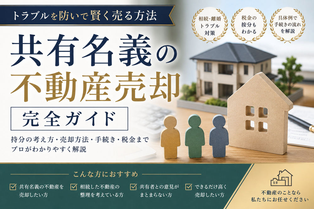 共有っ名義の不動産売却完全ガイドの画像