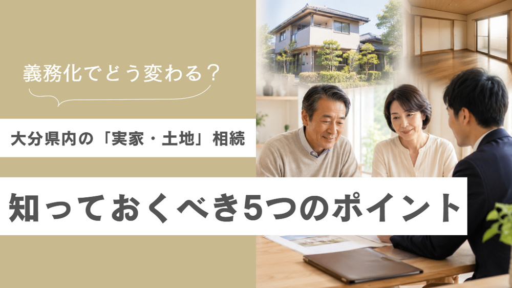 大分で実家を相続するときに知っておきたい5つのポイントの画像