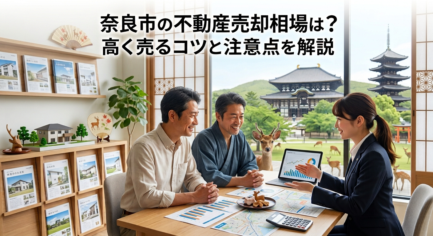 奈良市の不動産売却相場は？高く売るコツと注意点を解説の画像