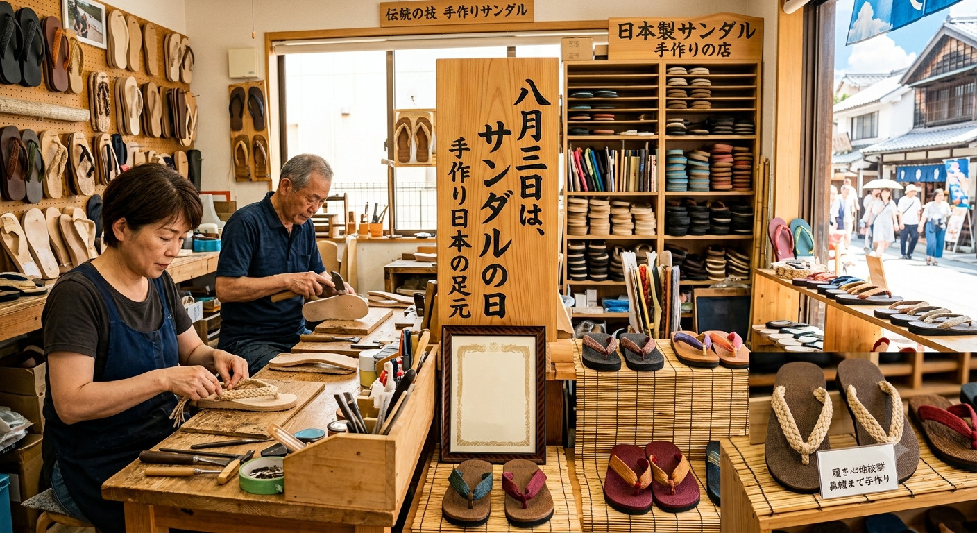 今日は　ビーチサンダルの日　ですの画像