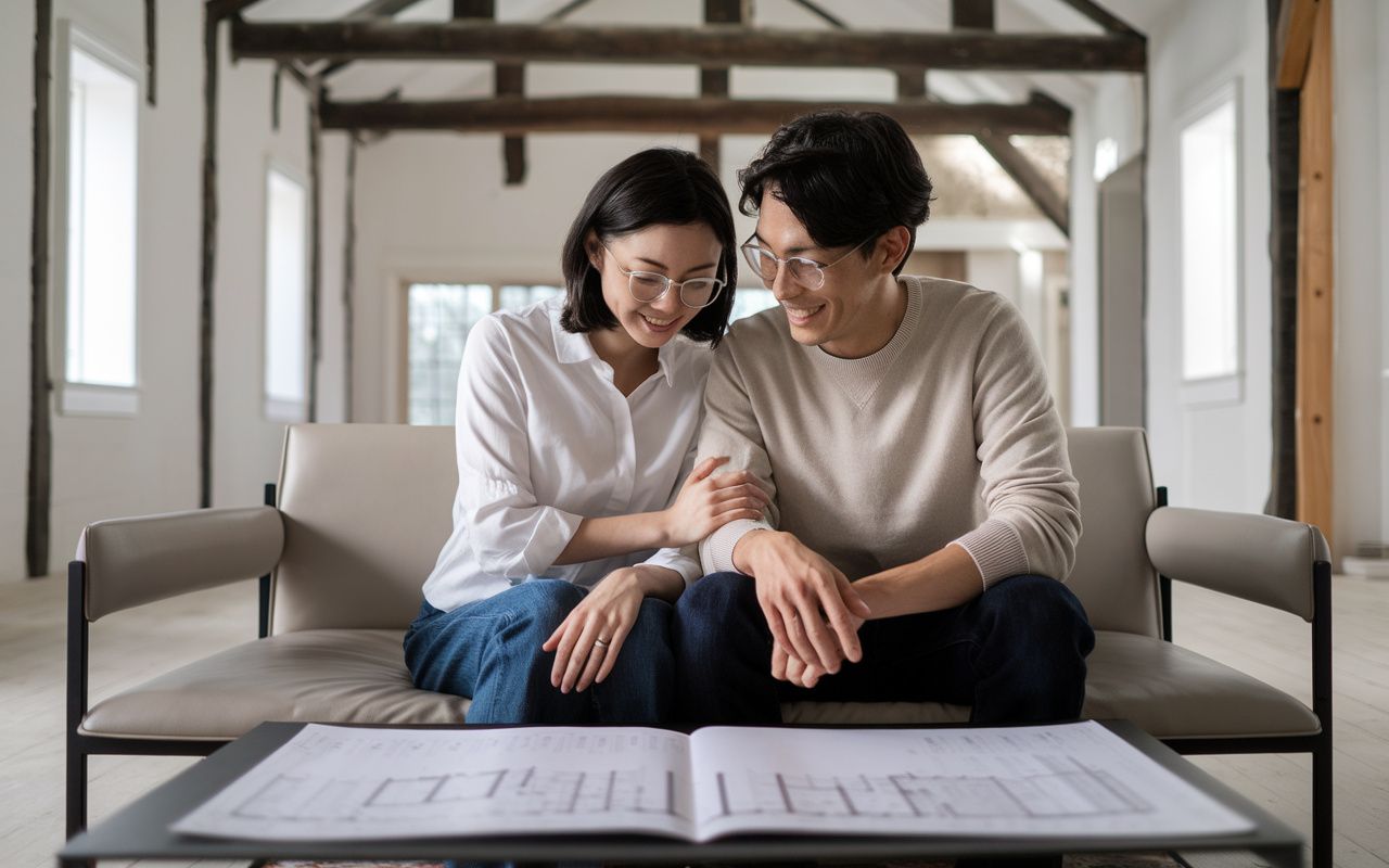 空き家をおしゃれにリノベーションしたい夫婦必見！二人暮らし事例から学ぶ快適な住まい方の画像