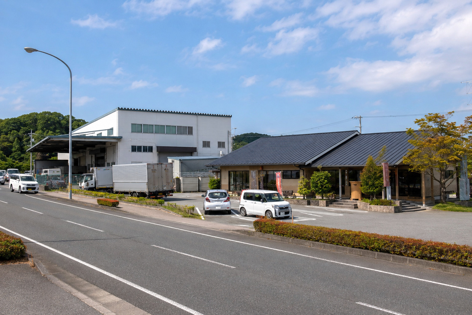 栗東市のロードサイド店舗と事業所のイメージ
