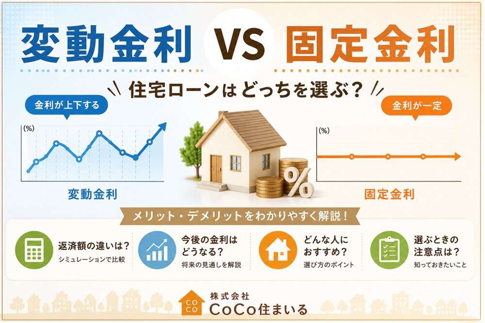 【住宅ローン】変動金利VS固定金利の画像