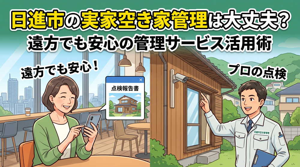 日進市の実家空き家管理は大丈夫？遠方でも安心の管理サービス活用術の画像