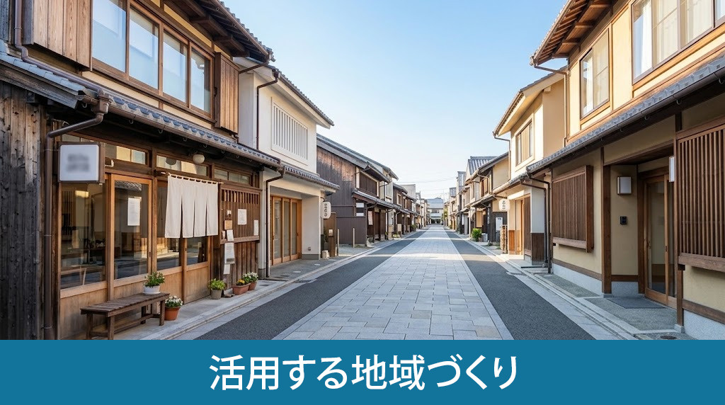 観光資源として空き家を活用する地域づくり