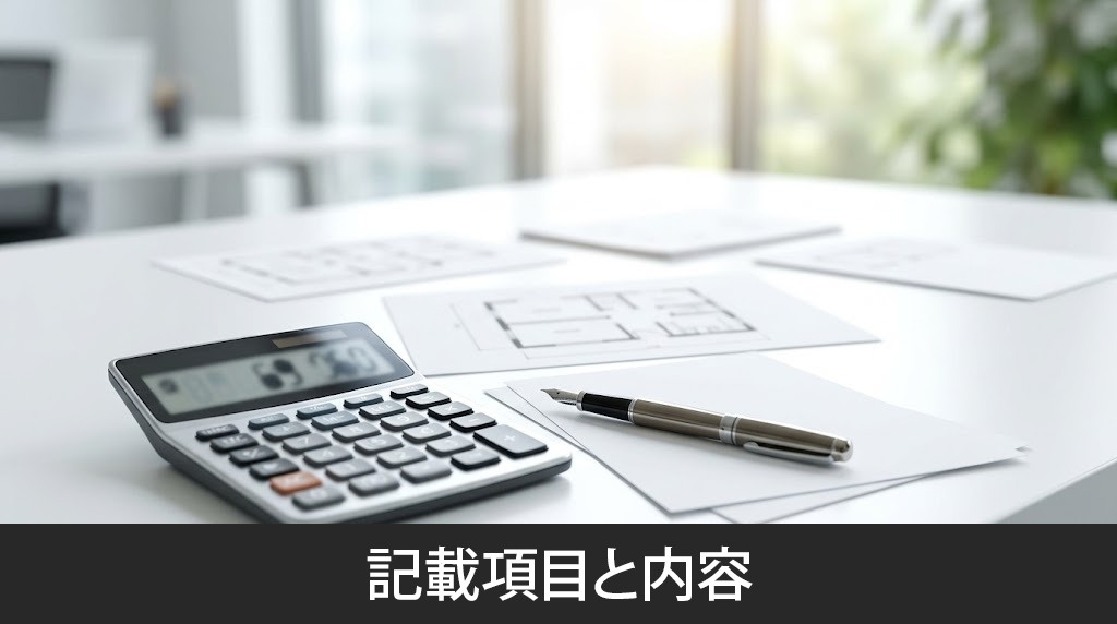 買付証明書を作成する際の具体的な記載項目と内容