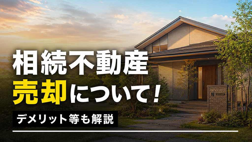 相続不動産売却について！デメリット等も解説の画像