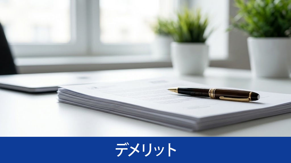 売却前に押さえておくべきデメリット
