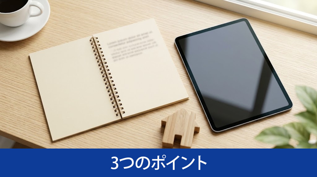 失敗しない相続不動産売却の3つのポイント