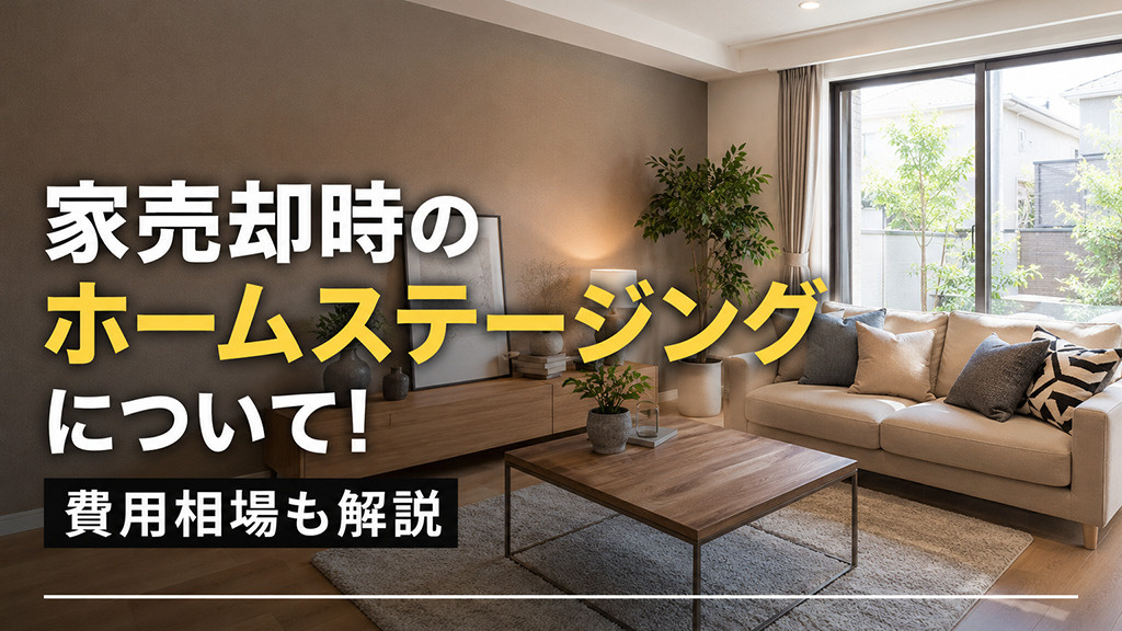 家売却時のホームステージングについて！費用相場も解説の画像