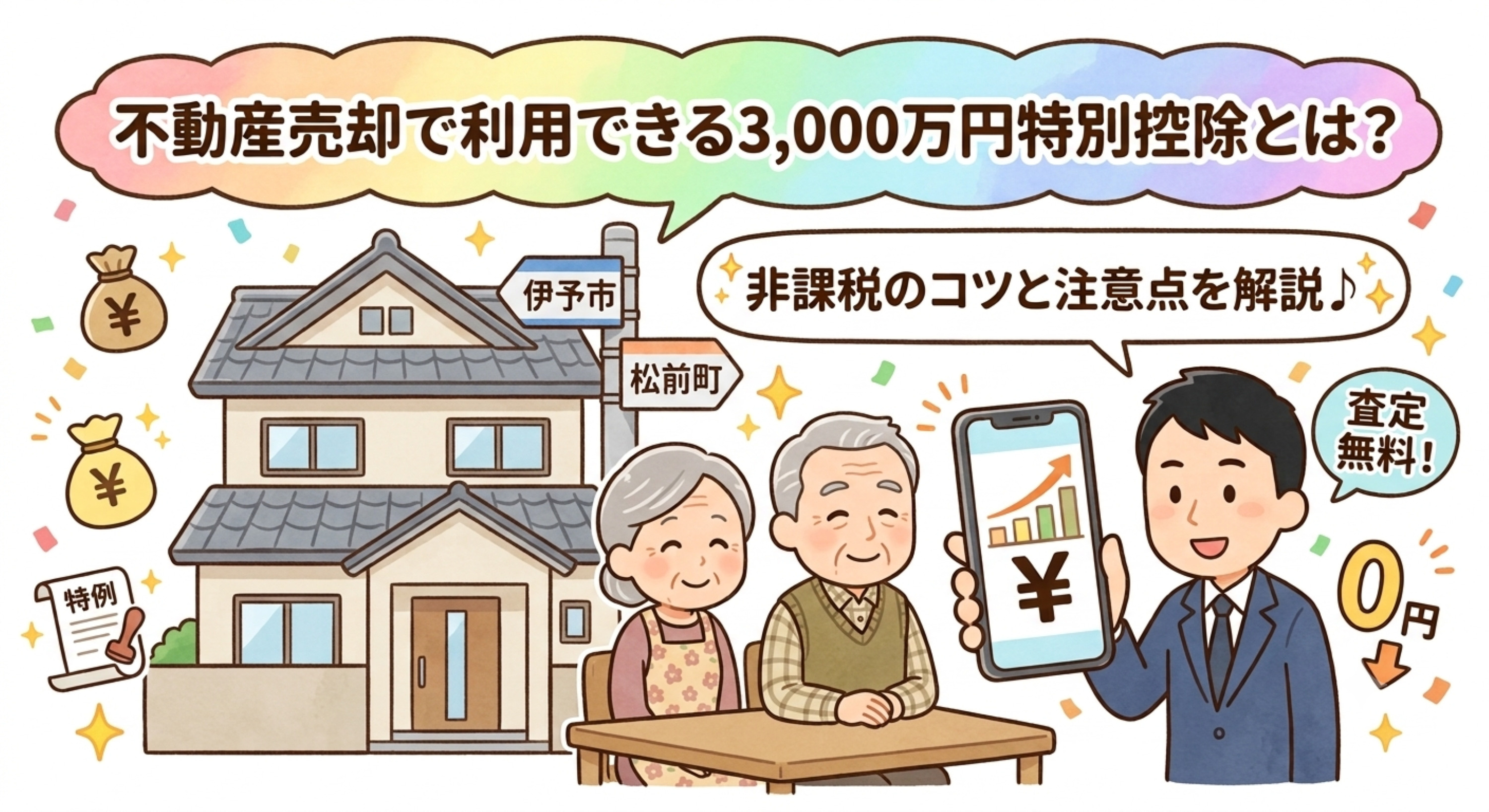 不動産売却で利用できる3,000万円特別控除とは？の画像