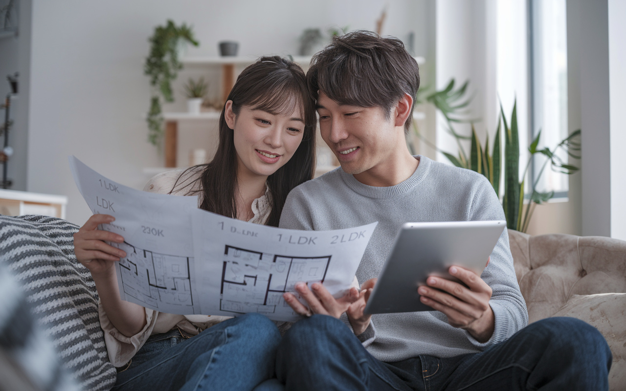 カップルの同棲間取り選び方は？1LDKと2LDKの違いと失敗しないコツの画像