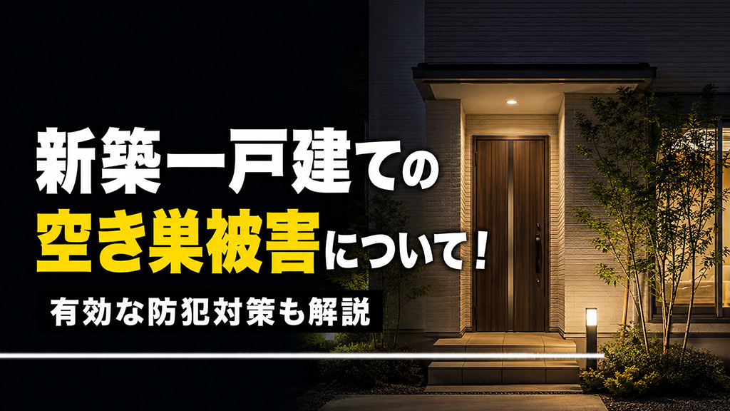 【2026年最新版】新築一戸建ての空き巣被害について！有効な防犯対策も解説|福岡県版|建売ナビの画像