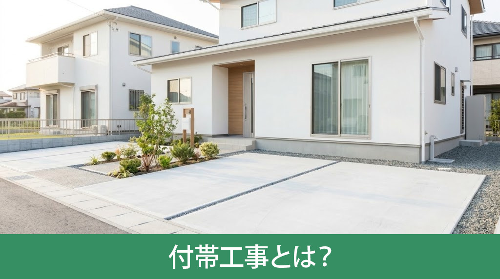 注文住宅の付帯工事とは？