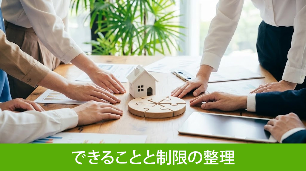 不動産の共有持分でできることと制限の整理