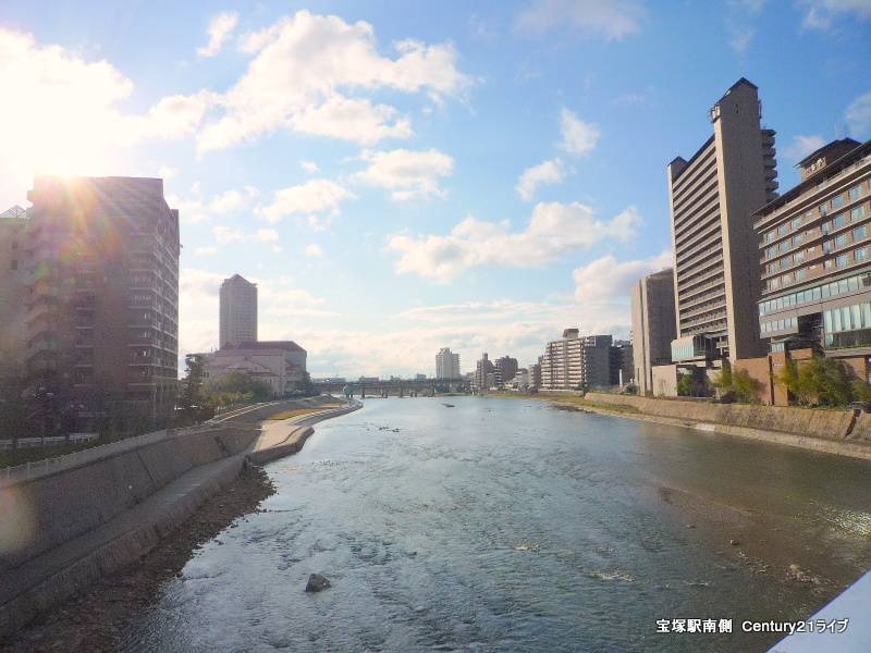 武庫川の風景
