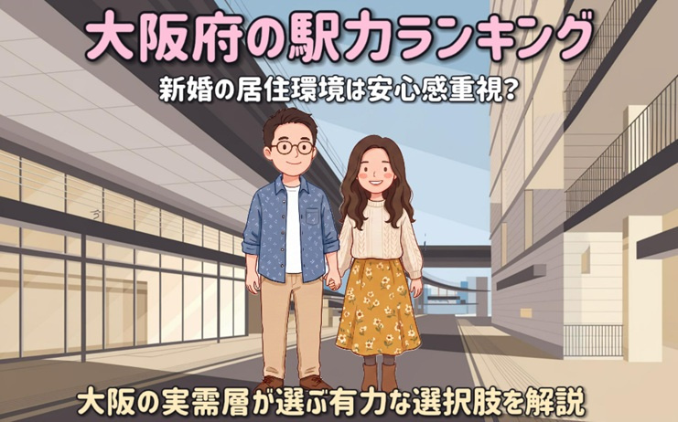 駅力ランキングで新婚の居住環境は安心感重視？大阪の実需層が選ぶ有力な選択肢を解説の画像