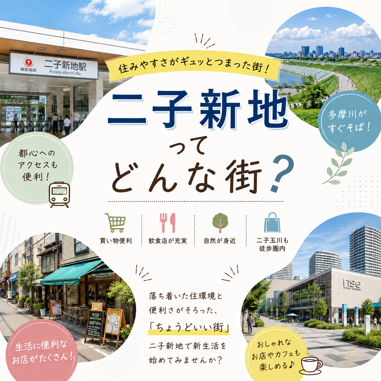 二子新地ってどんな街?の画像