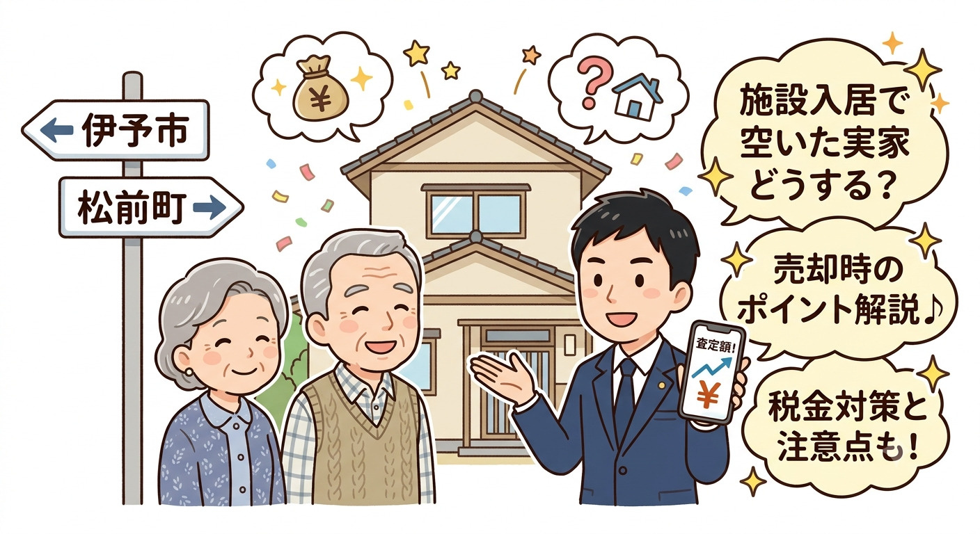 施設入居で空いた実家はどうする？売却時のポイントを解説の画像