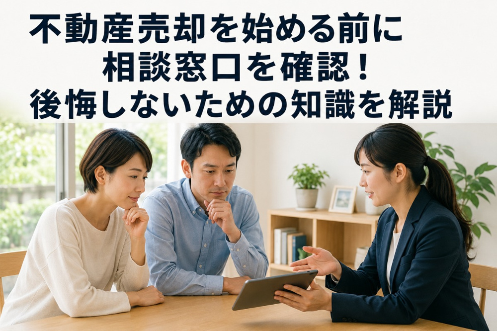 不動産売却を始める前に相談窓口を確認！後悔しないための知識を解説の画像