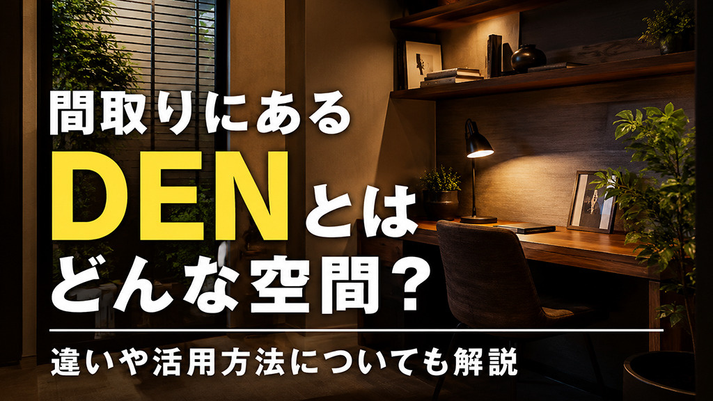 間取りにあるDENとはどんな空間？違いや活用方法についても解説