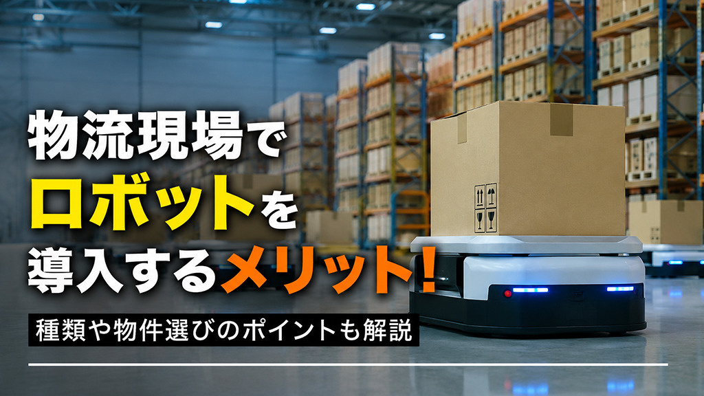 物流現場でロボットを導入するメリット！種類や物件選びのポイントも解説の画像