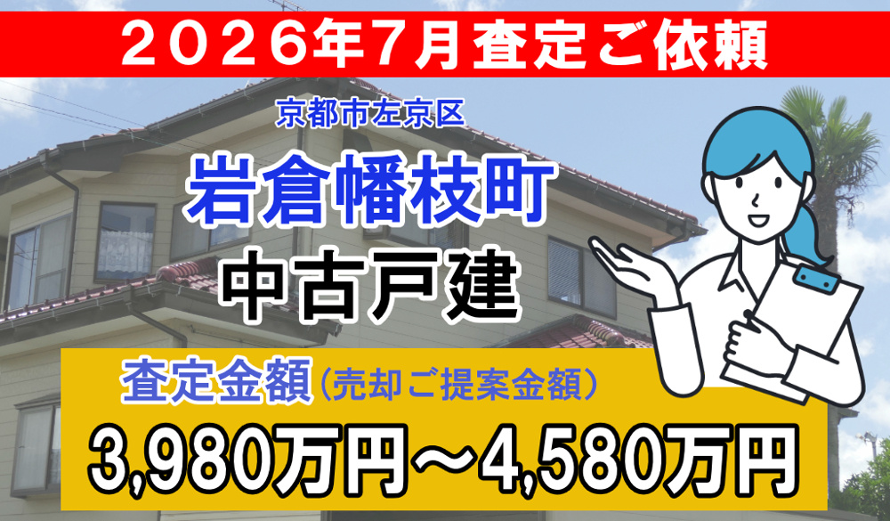 岩倉幡枝町の中古戸建の査定ご依頼をいただきました!の画像