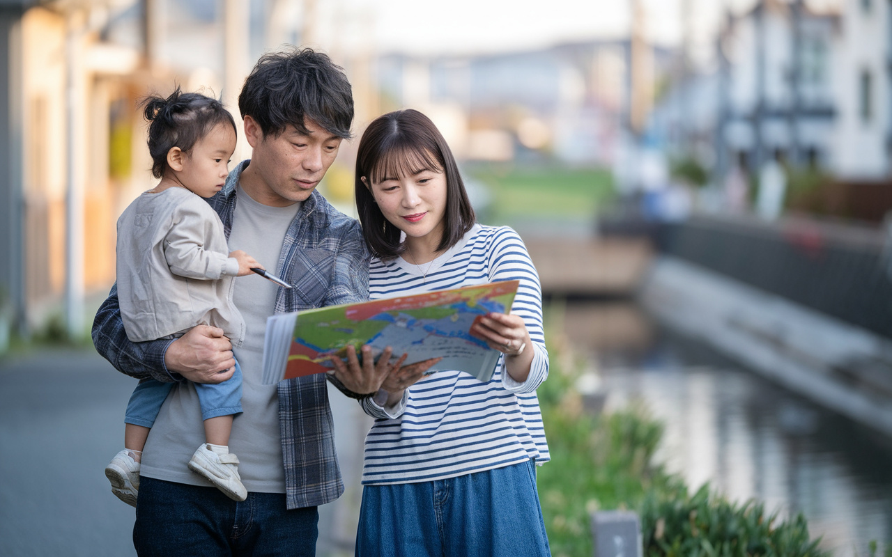 江南市での土地購入前に確認したいハザードマップ！子育て世帯が安全なエリアを選ぶポイントの画像