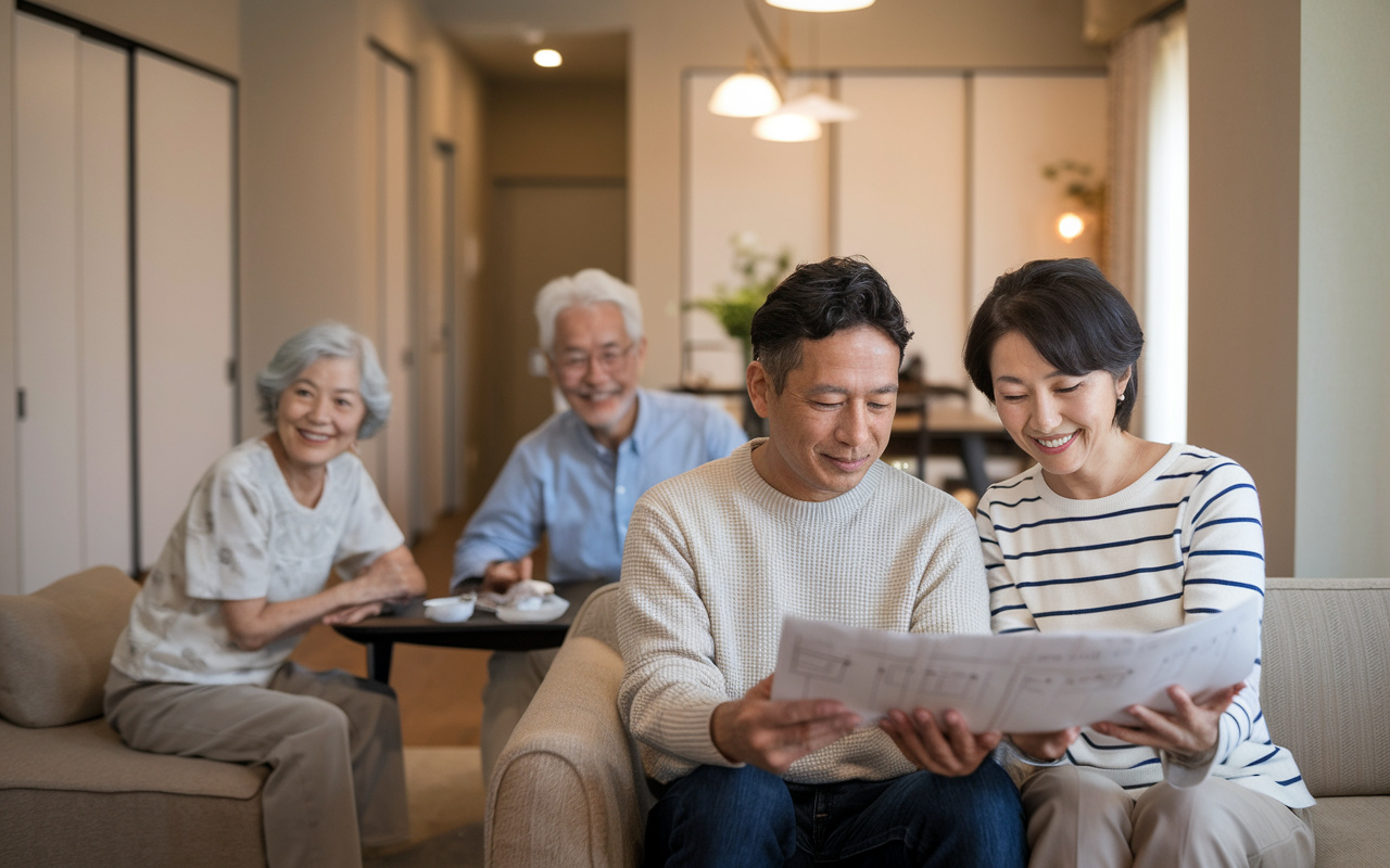 二世帯住宅の同居型で悩む方必見？家族のプライバシーを確保する間取り工夫を解説の画像