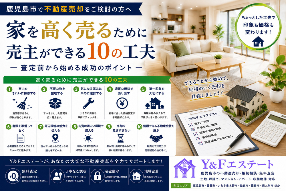 家を高く売るために売主ができる10の工夫｜査定前から始める成功のポイントの画像