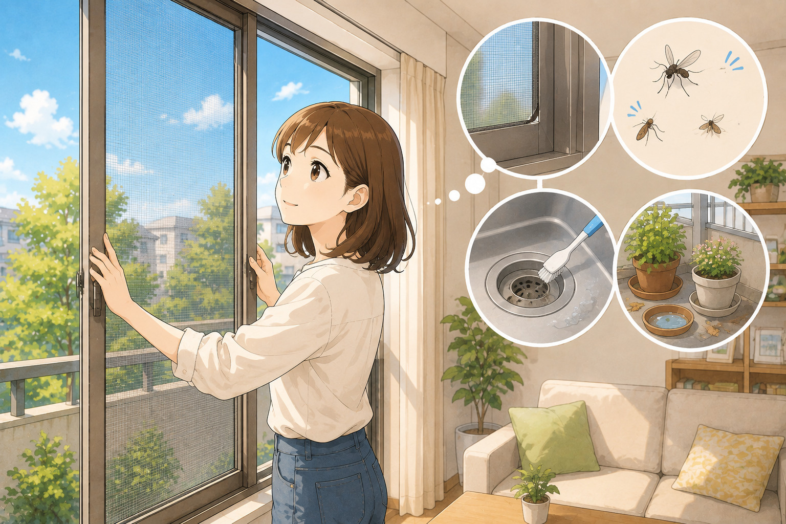 賃貸住宅で快適に暮らすための防虫対策|夏の終わりに見直したいポイントの画像