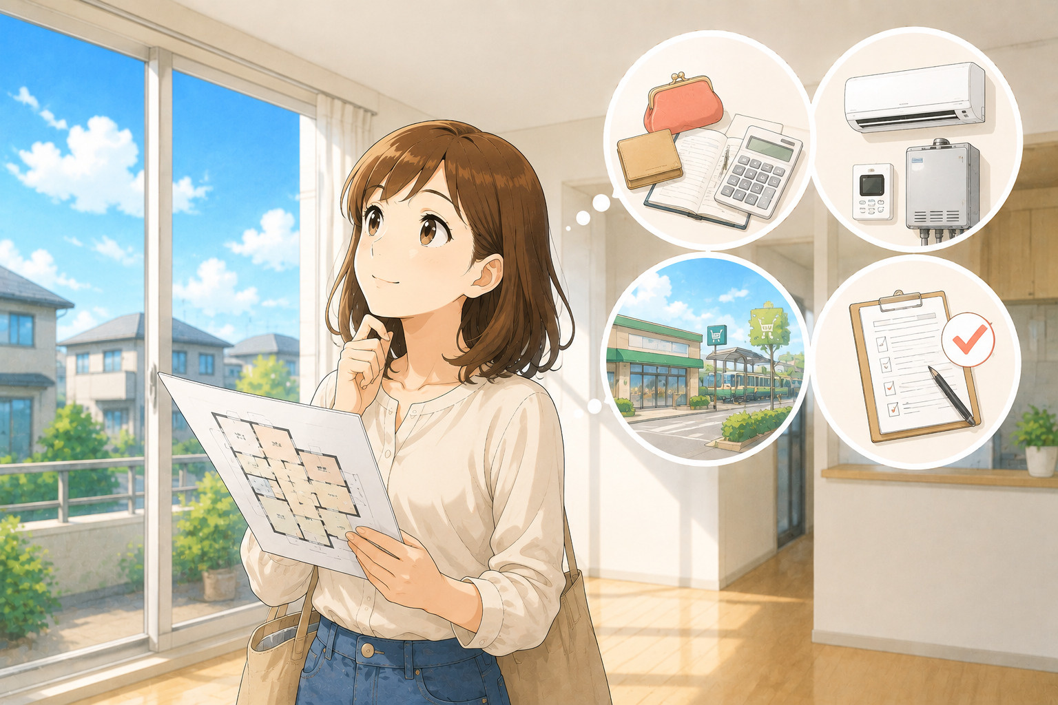 初めての賃貸契約で失敗しないためのチェックポイントの画像