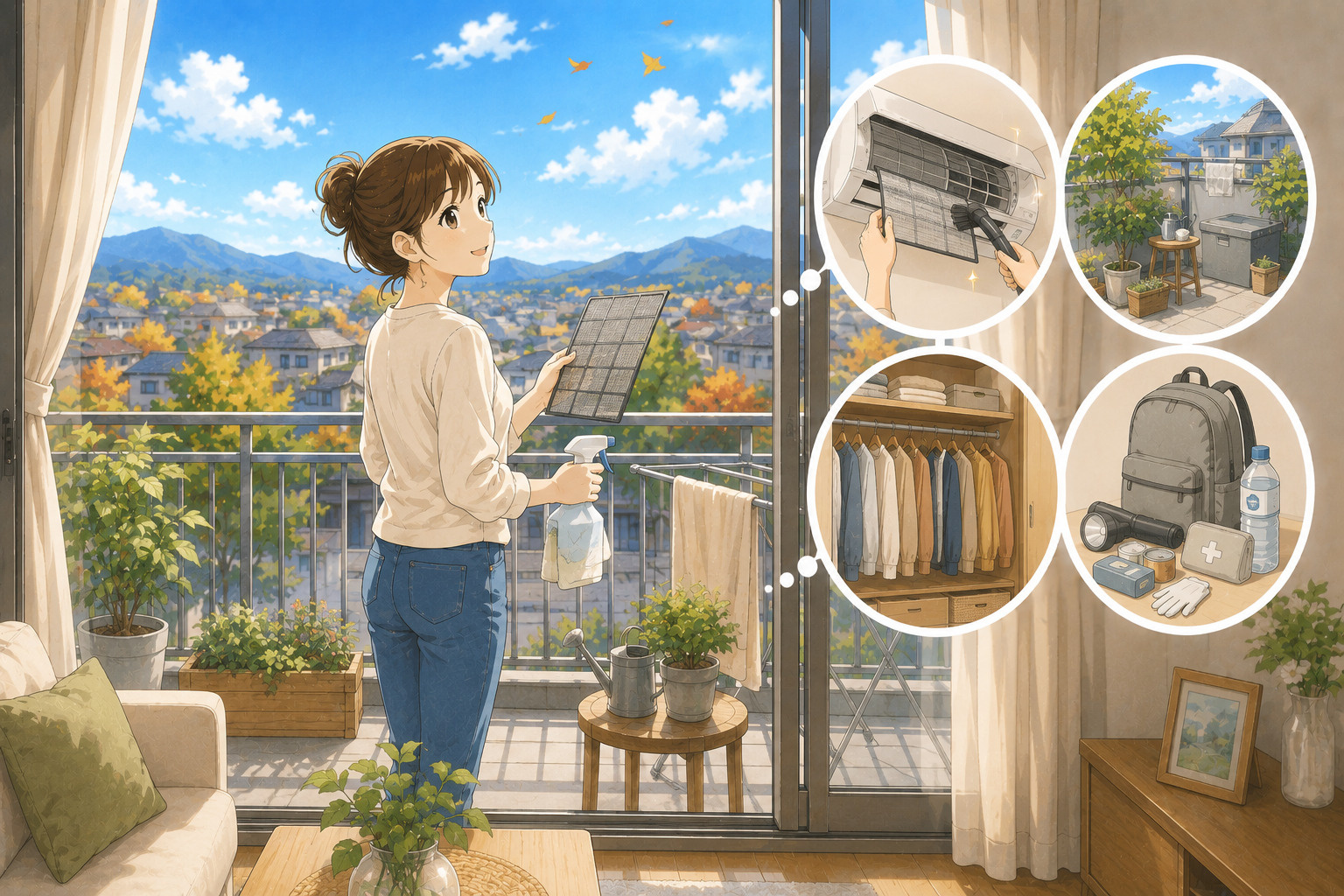 賃貸住宅で秋を快適に迎える準備|季節の変わり目に見直したいことの画像