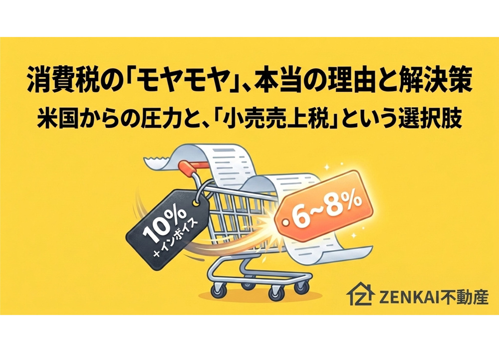 【消費税の不都合な真実】インボイス・不平等・貿易摩擦…実は「小売売上税」に変えた方がみんなハッピーになる？の画像