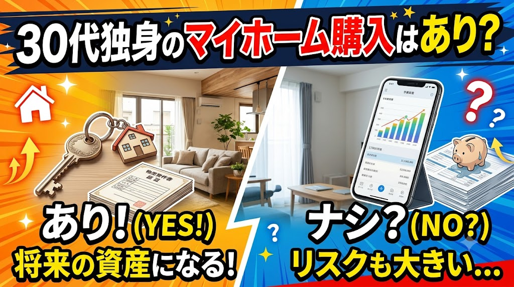 30代独身のマイホーム購入はあり?後悔しない判断軸と検討手順を解説の画像